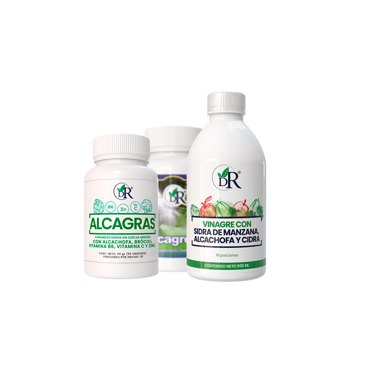 ALCAGRAS + ALCAGREEN + VINAGRE