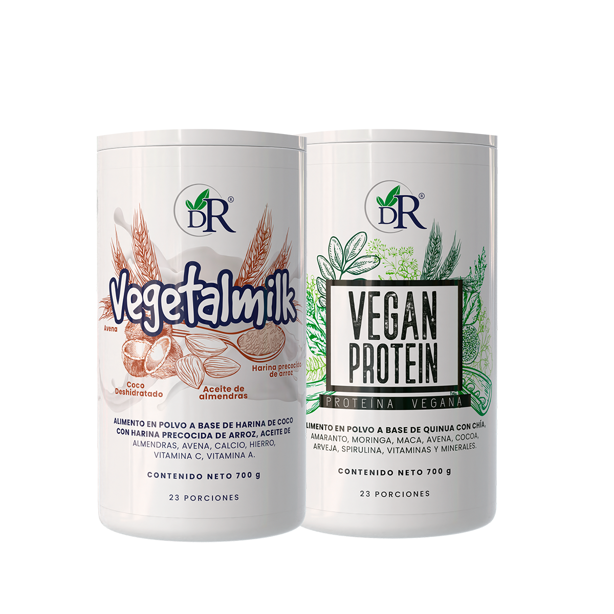 VEGAN PROTEIN + VEGETAL MILK